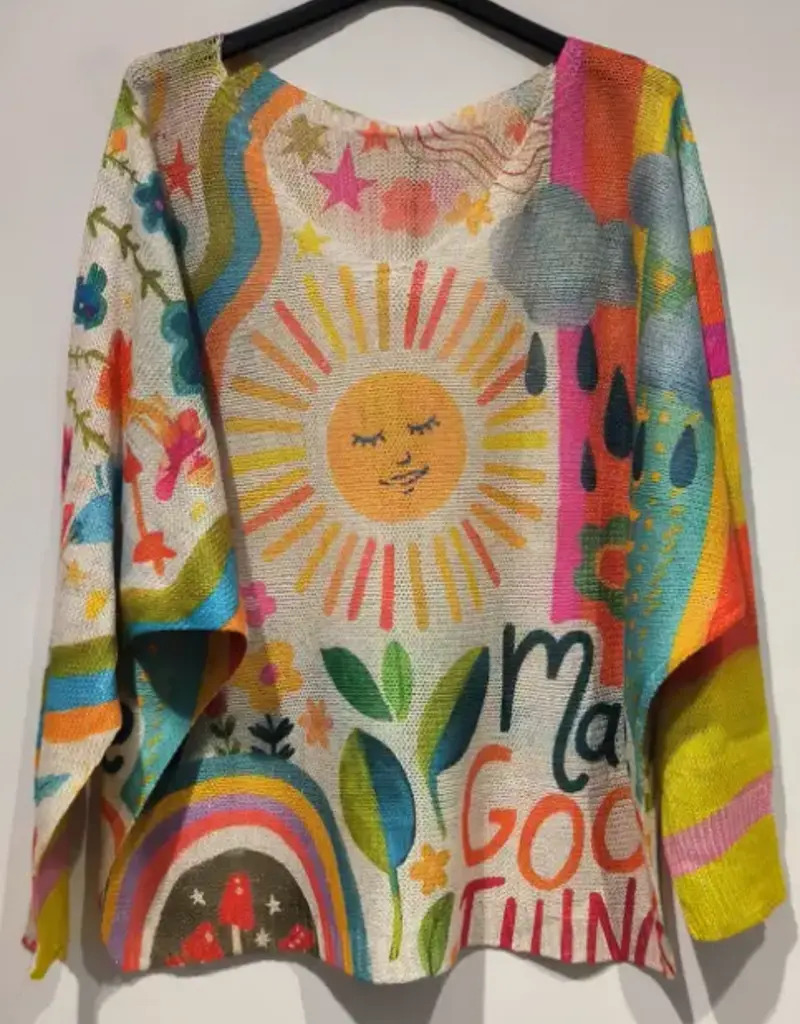 Sunshine V-Neck Knit Top