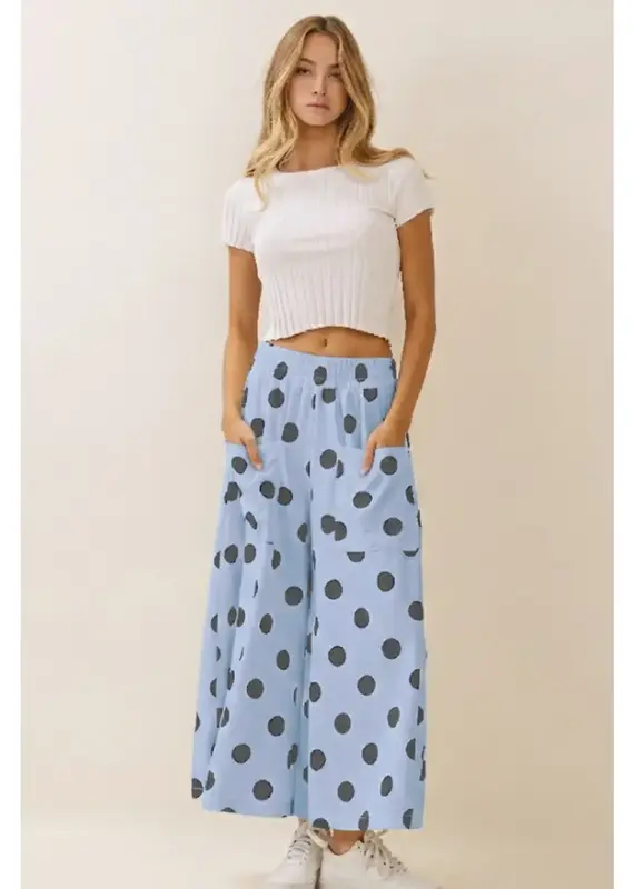 Polly Polka Dot Pull-On Pants