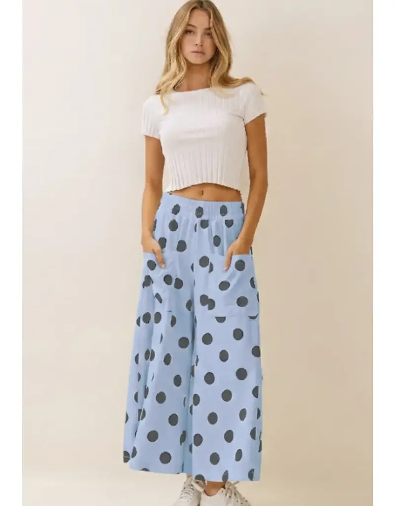 Polly Polka Dot Pull-On Pants