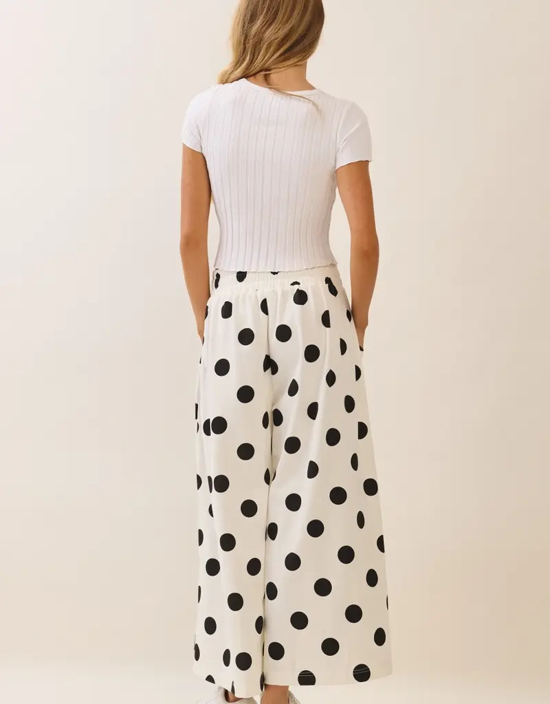 Polly Polka Dot Pull-On Pants