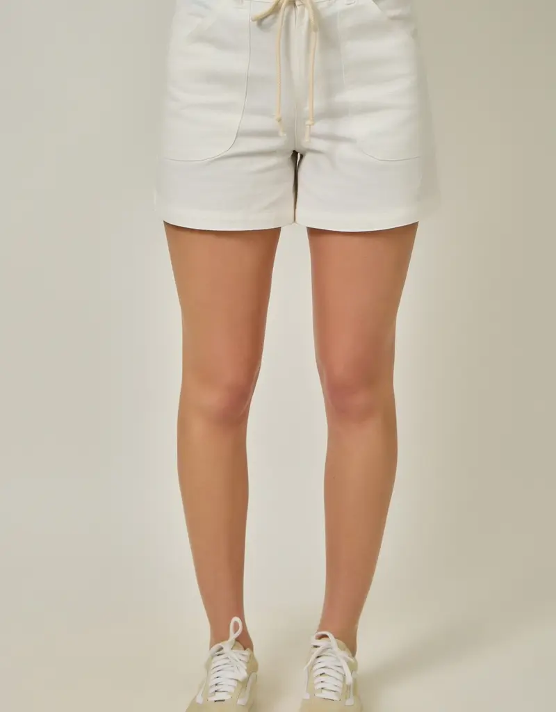 Vinage Washed Tie Waist Short
