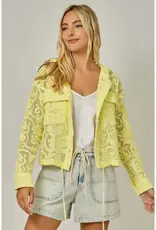 Cindy Crochet Lace Hoodie Jacket