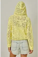 Cindy Crochet Lace Hoodie Jacket