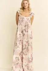 Vintage Garden Wide-Leg Jumpsuit