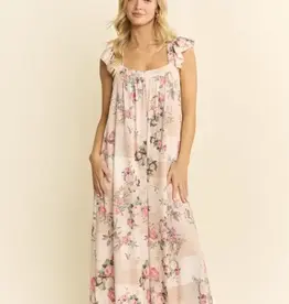 Vintage Garden Wide-Leg Jumpsuit