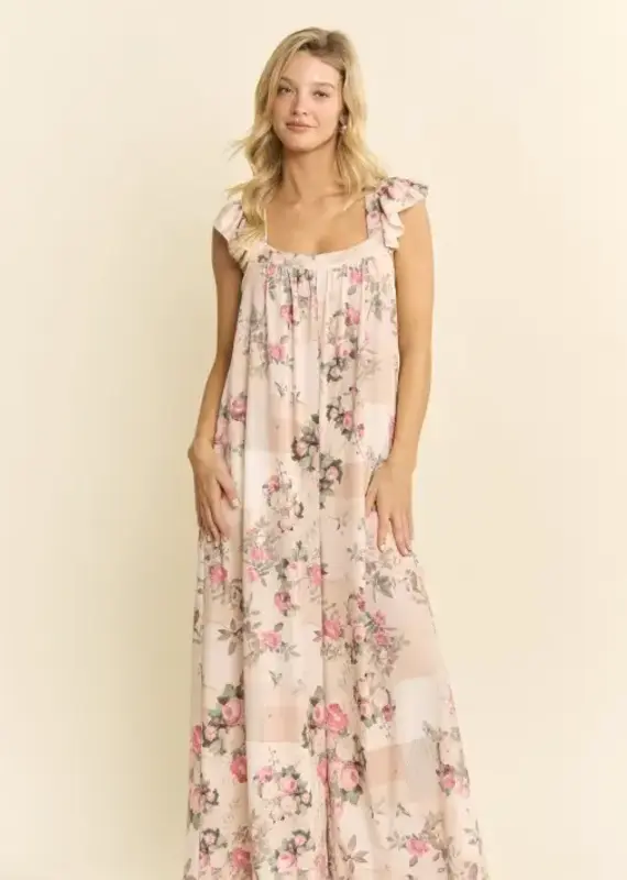 Vintage Garden Wide-Leg Jumpsuit