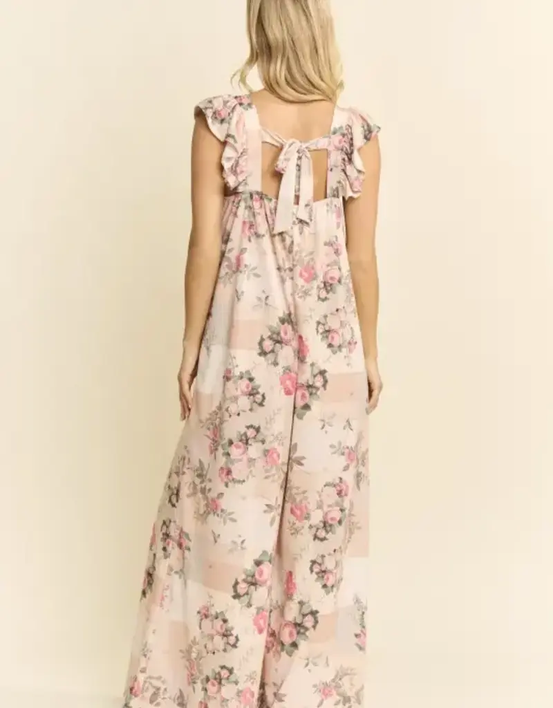 Vintage Garden Wide-Leg Jumpsuit