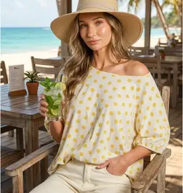 Polka Dot Print Chic & Flowy Top