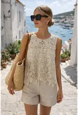 Sequin Crochet Tank