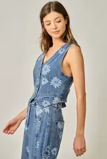 Daisy Printed Vest