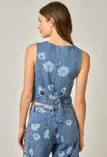 Daisy Printed Vest