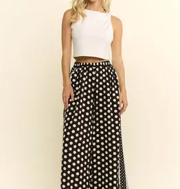 Dinah PolkaDot With Side Panel Pant