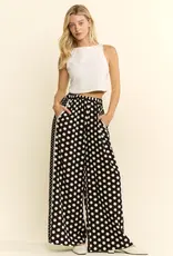 Dinah PolkaDot With Side Panel Pant