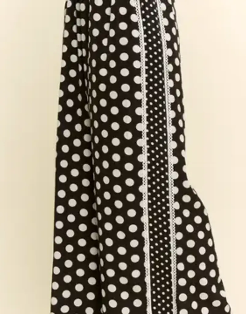 Dinah PolkaDot With Side Panel Pant