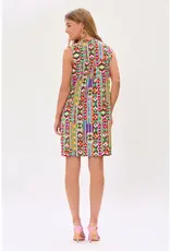 Brielle Geometric Boho Print Dress