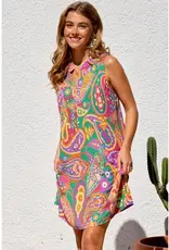 Mandy Mandarin Collar Dress