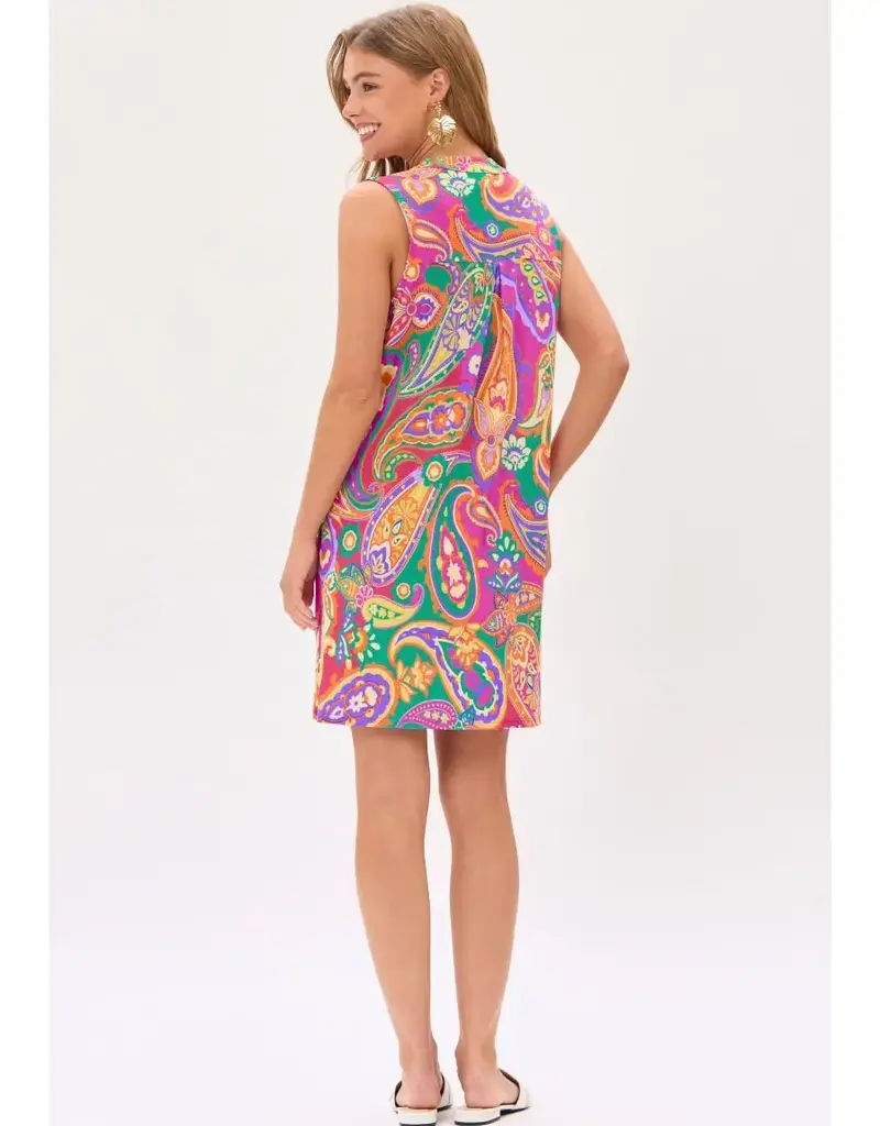 Mandy Mandarin Collar Dress