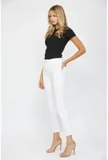 Ankle Straight Mid-Rise Jean