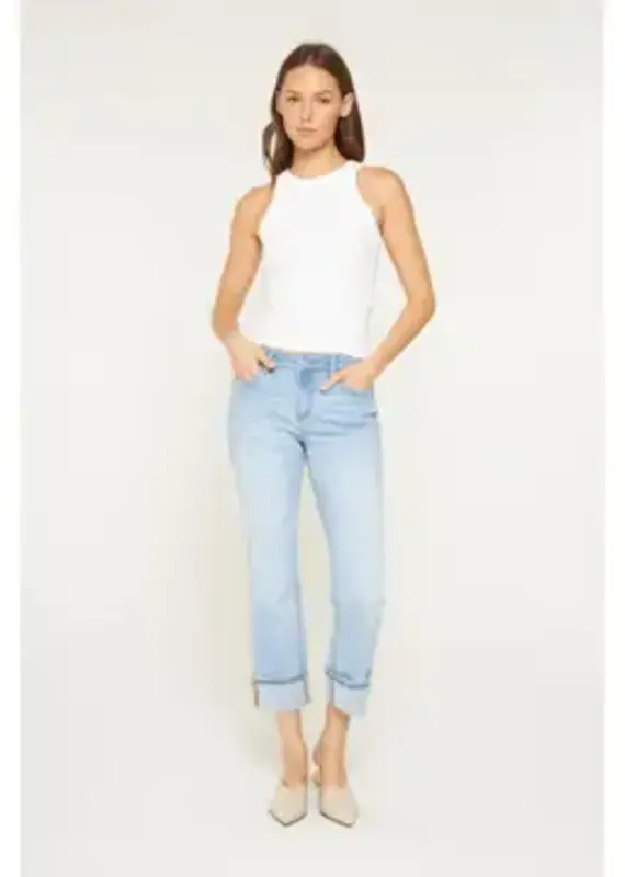 Cindy Cuffed Straight Leg Jean