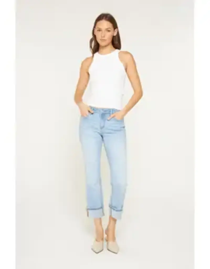 Cindy Cuffed Straight Leg Jean