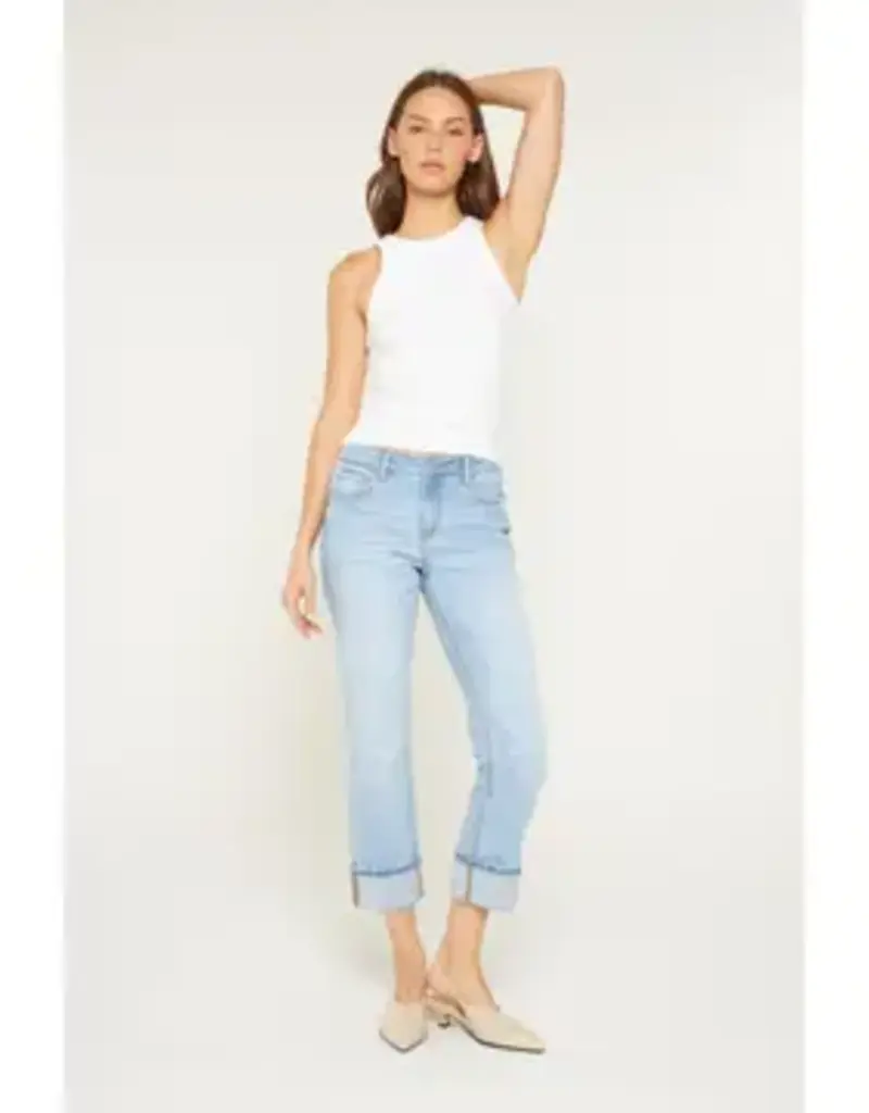 Cindy Cuffed Straight Leg Jean