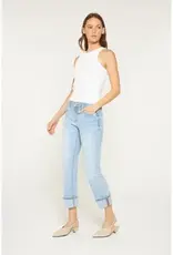 Cindy Cuffed Straight Leg Jean
