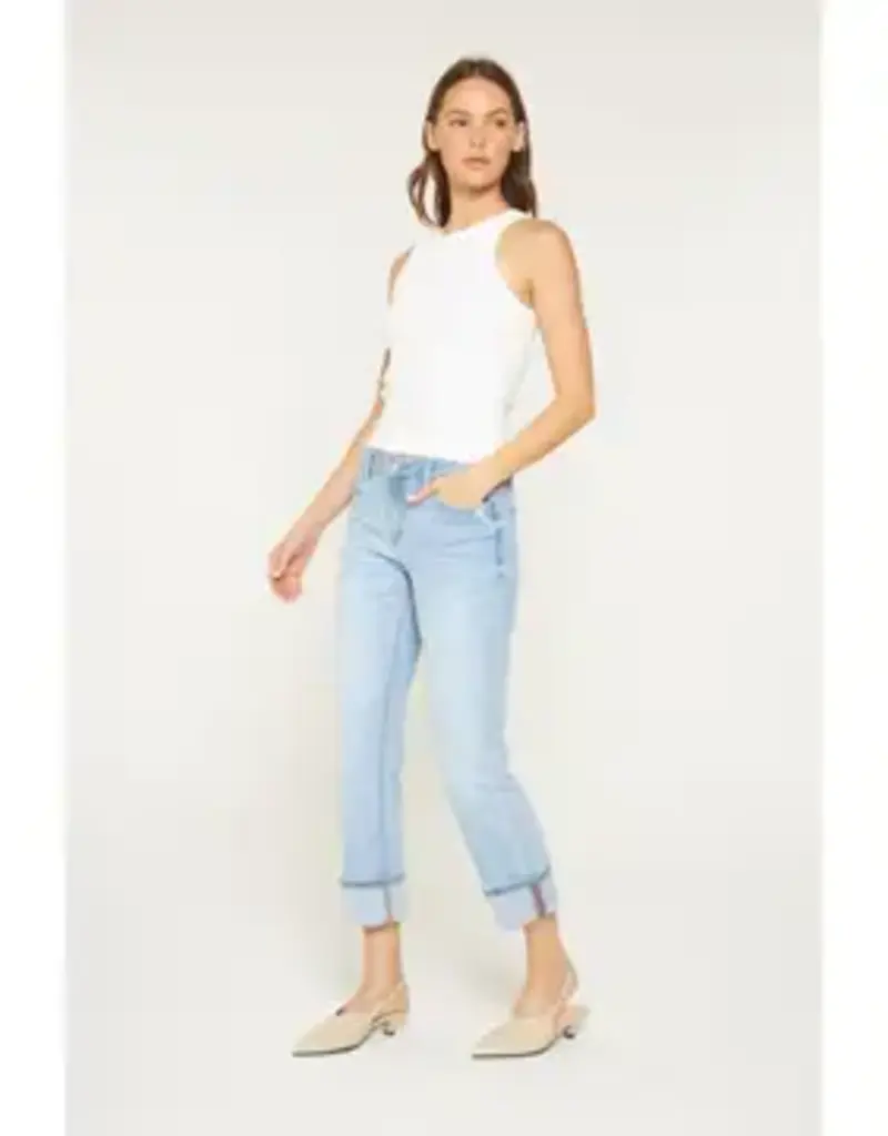 Cindy Cuffed Straight Leg Jean