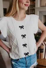 Bonnie Bow Detail Knit Top