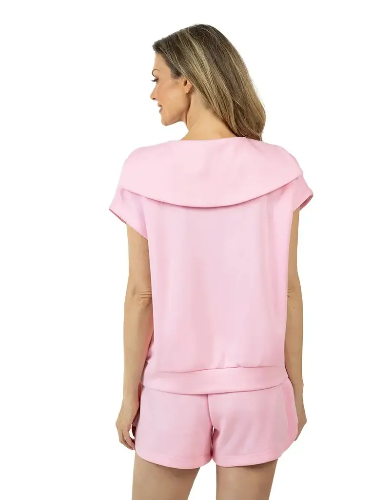 Laura Half Zip Lounge Short Set