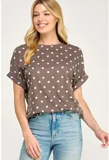 Polly Polka Dot Pattern Top