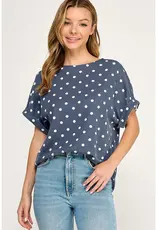 Polly Polka Dot Pattern Top