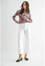 Heidi High-Rise Wide Crop Patch Pocket Jean