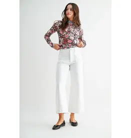 Heidi High-Rise Wide Crop Patch Pocket Jean
