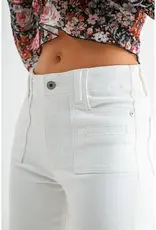 Heidi High-Rise Wide Crop Patch Pocket Jean