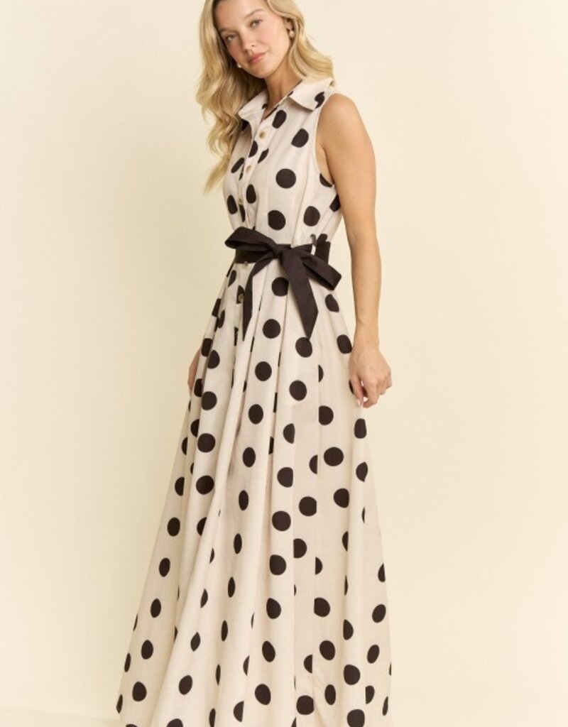 Posie Polka Dot Maxi Dress
