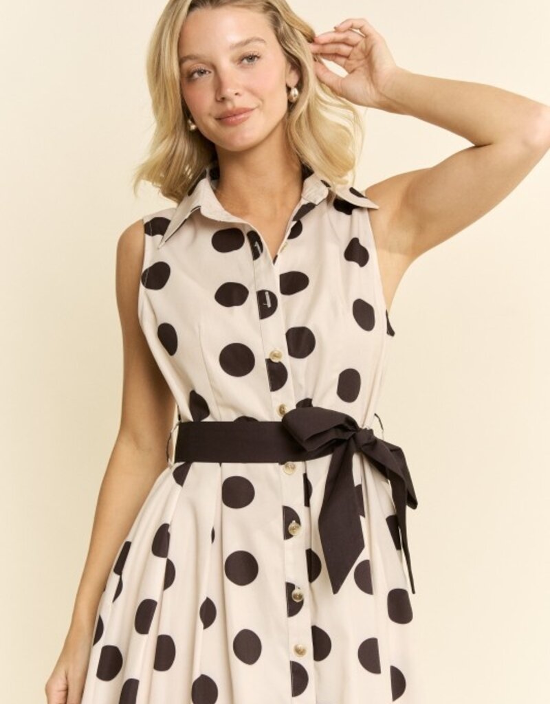 Posie Polka Dot Maxi Dress
