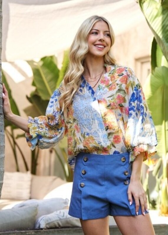 Felicia Floral Top Curvy