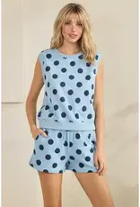 Caroline Coastal Polka Dot Top & Short Set