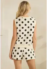 Caroline Coastal Polka Dot Top & Short Set