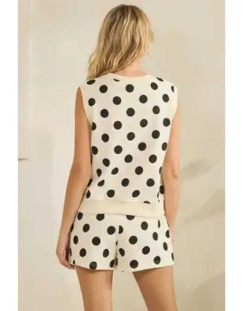 Caroline Coastal Polka Dot Top & Short Set