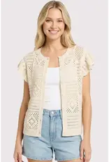 Crochet Button Down Vest