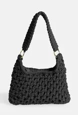 Brynley Crochet Mini Tote - Black