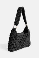 Brynley Crochet Mini Tote - Black