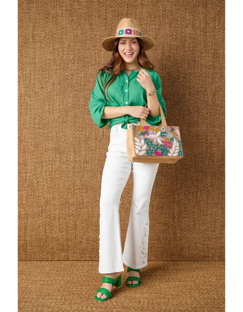 Liliosa Beaded Mini Tote