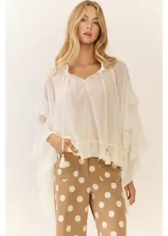 Parker Polka Dot High-Rise Wide Leg Pant