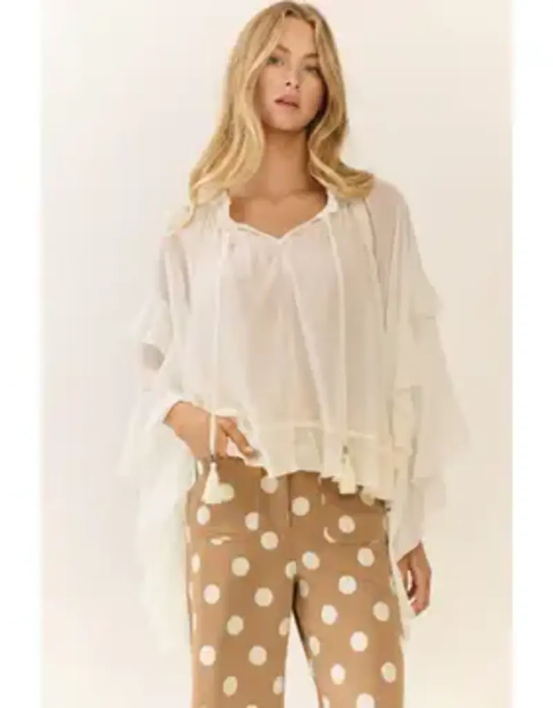 Parker Polka Dot High-Rise Wide Leg Pant