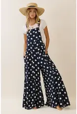 Sally Polka Dot Sling Maxi Jumpsuit
