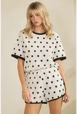 Cassidy Polka Dot Relaxed Lounge Set