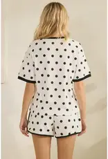 Cassidy Polka Dot Relaxed Lounge Set