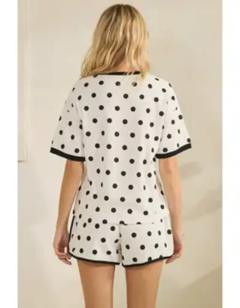 Cassidy Polka Dot Relaxed Lounge Set